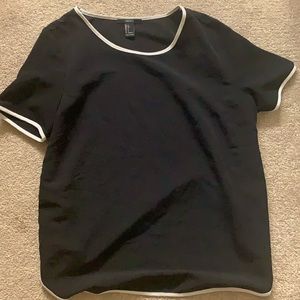 Forever 21 work top with white trim